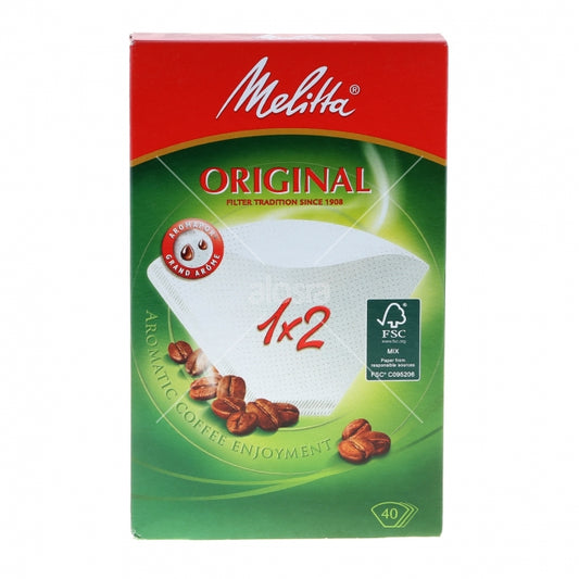 Melitta - Cone Paper Filter (40 pcs) size 02  Wholesaler and Supplier in Kuwait