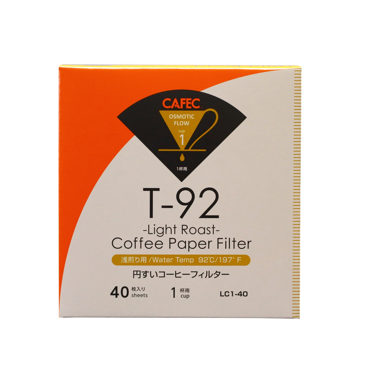 Paper Filter Light Roast T-92 , 4 Cups 100 pieces